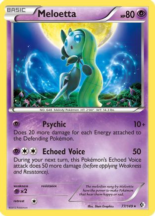 Meloetta (77) [Boundaries Crossed] Holofoil - Deck Out Gaming