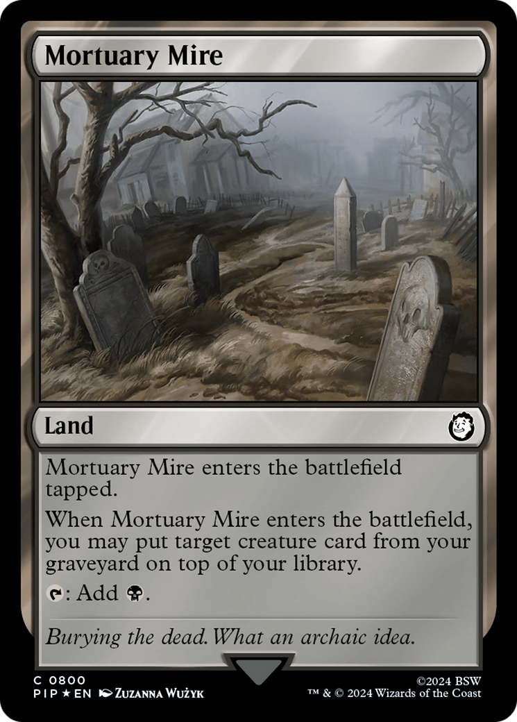 Mortuary Mire (Surge Foil) (800) [Fallout] foil - Deck Out Gaming