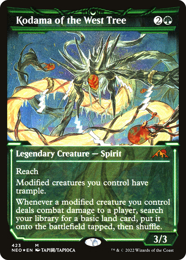 Kodama of the West Tree (423) [Kamigawa: Neon Dynasty] etched - Deck Out Gaming