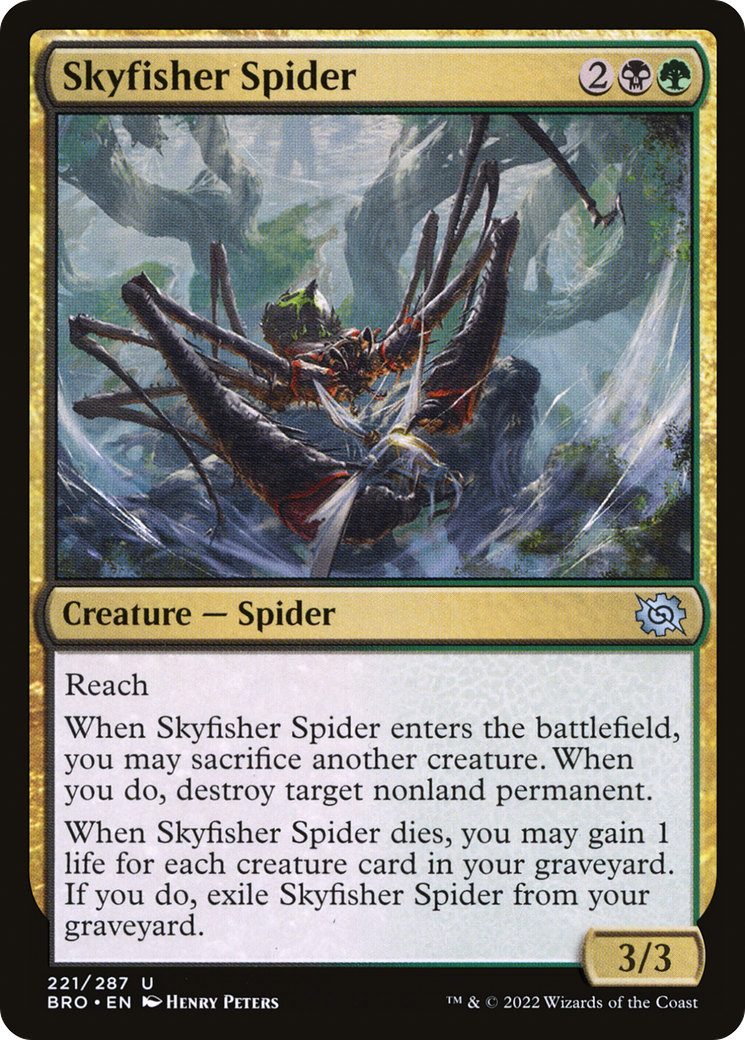 Skyfisher Spider (221) [The Brothers' War] - Deck Out Gaming