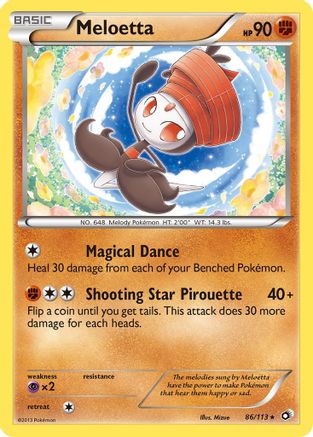 Meloetta (86) (86) [Legendary Treasures] Reverse Holofoil - Deck Out Gaming