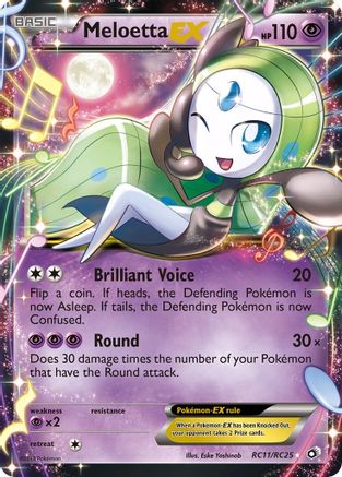 Meloetta EX (RC11) [Legendary Treasures: Radiant Collection] Holofoil - Deck Out Gaming