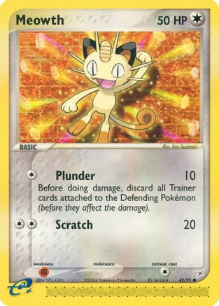 Meowth (42) [Team Magma vs Team Aqua] Reverse Holofoil - Deck Out Gaming
