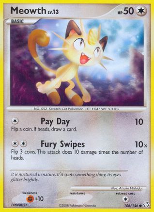 Meowth (106) [Legends Awakened] - Deck Out Gaming