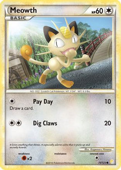 Meowth (75) [HeartGold SoulSilver] - Deck Out Gaming