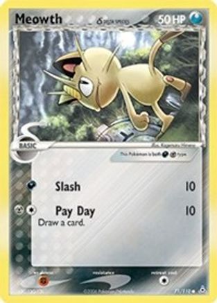 Meowth (Delta Species) (71) [Holon Phantoms] Reverse Holofoil - Deck Out Gaming