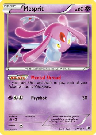 Mesprit (37) [Plasma Blast] Reverse Holofoil - Deck Out Gaming
