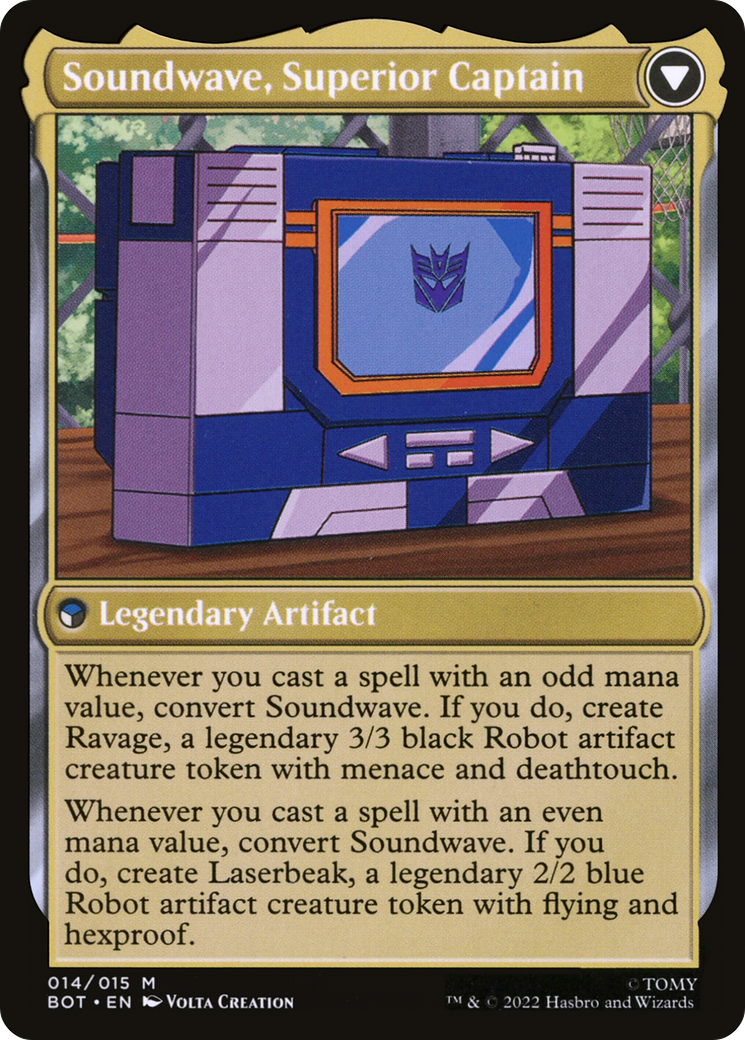 Soundwave, Sonic Spy (14) [Universes Beyond: Transformers] - Deck Out Gaming