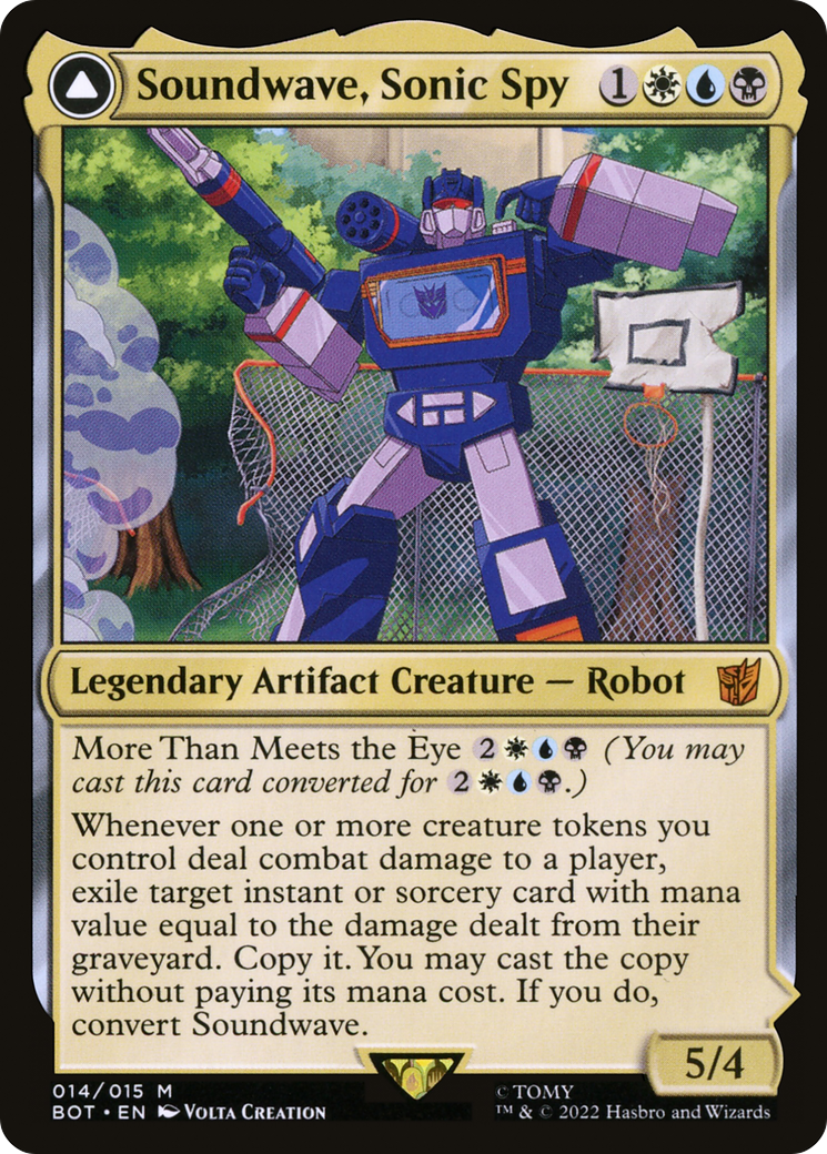 Soundwave, Sonic Spy (14) [Universes Beyond: Transformers] - Deck Out Gaming