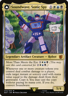 Soundwave, Sonic Spy (14) [Universes Beyond: Transformers] foil - Deck Out Gaming