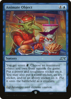 Animate Object (Galaxy Foil) (319) [Unfinity] foil - Deck Out Gaming
