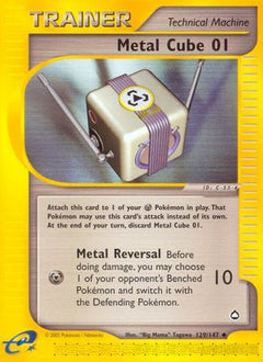 Metal Cube 01 (129) [Aquapolis] Reverse Holofoil - Deck Out Gaming