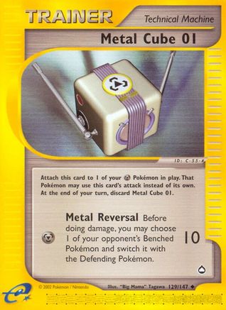 Metal Cube 01 (129) [Aquapolis] - Deck Out Gaming