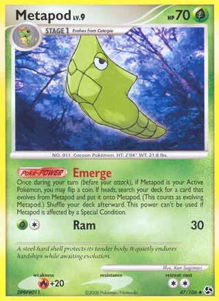 Metapod (47) [Great Encounters] - Deck Out Gaming