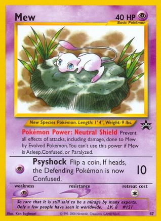 Mew (47) (47) [WoTC Promo] - Deck Out Gaming