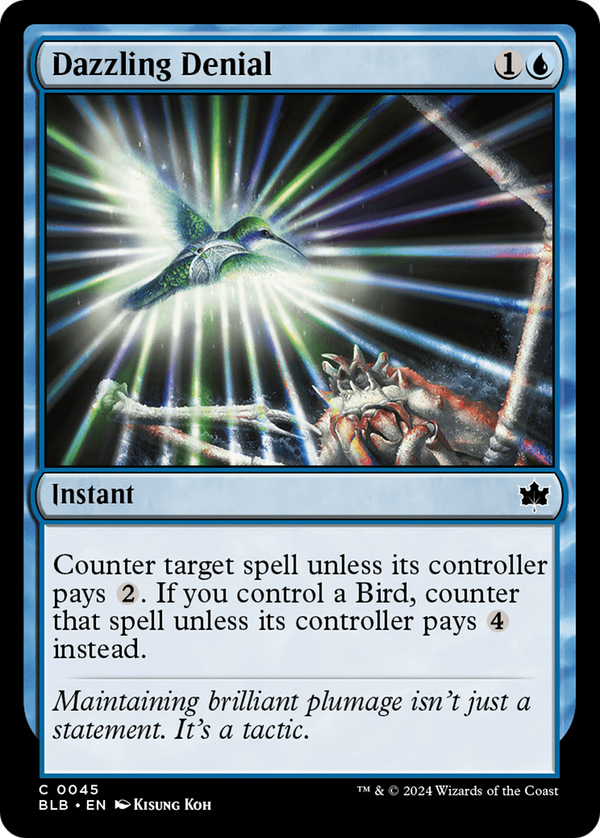 Dazzling Denial (45) [Bloomburrow] foil - Deck Out Gaming