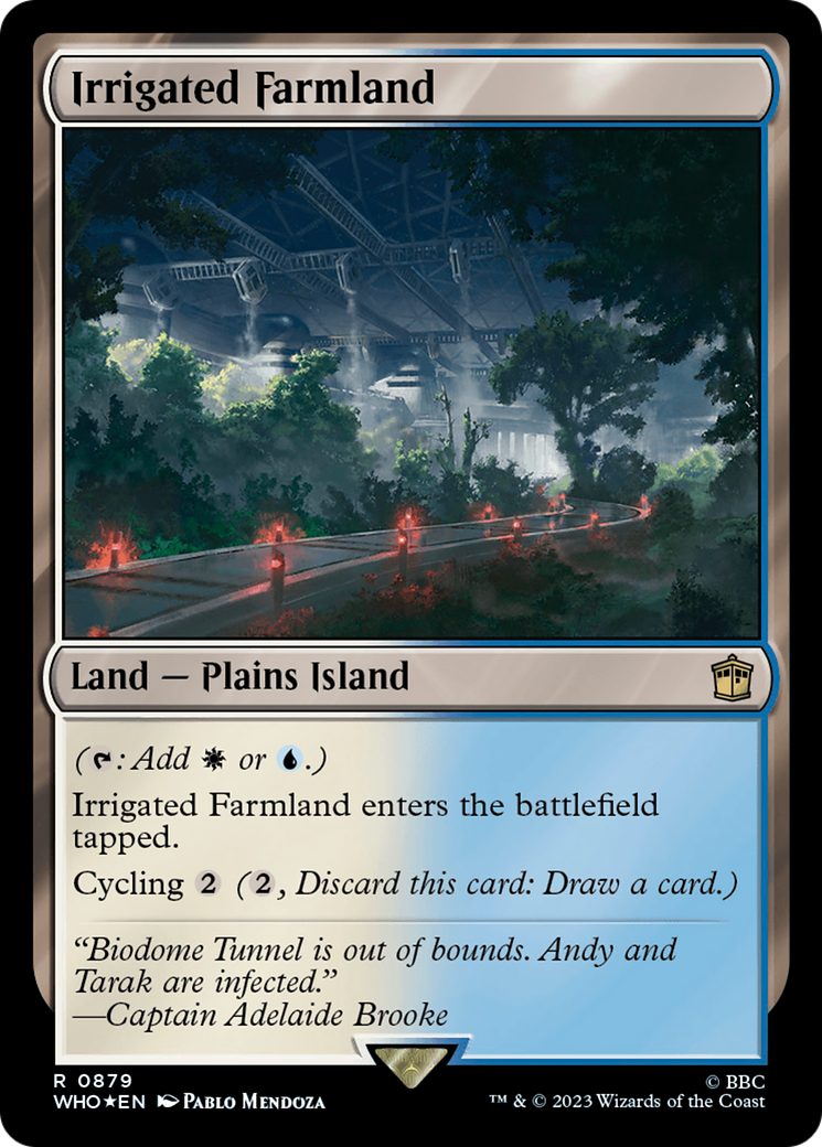Irrigated Farmland (Surge Foil) (879) [Doctor Who] foil - Deck Out Gaming