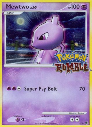 Mewtwo (9) [Rumble] Holofoil - Deck Out Gaming