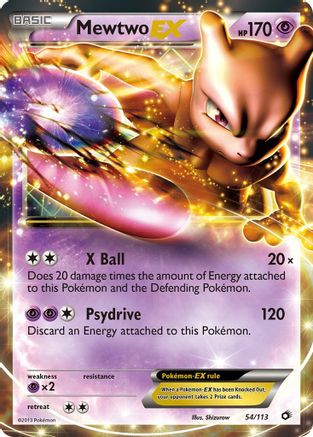 Mewtwo EX (54) [Legendary Treasures] Holofoil - Deck Out Gaming