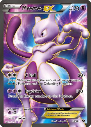 Mewtwo EX (98 Full Art) (98) [Next Destinies] Holofoil - Deck Out Gaming