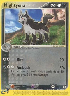 Mightyena - 42/109 (42) [Ruby and Sapphire] Reverse Holofoil - Deck Out Gaming