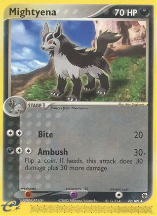 Mightyena - 42/109 (42) [Ruby and Sapphire] Reverse Holofoil - Deck Out Gaming