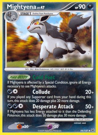 Mightyena (54) [Platinum] Reverse Holofoil - Deck Out Gaming