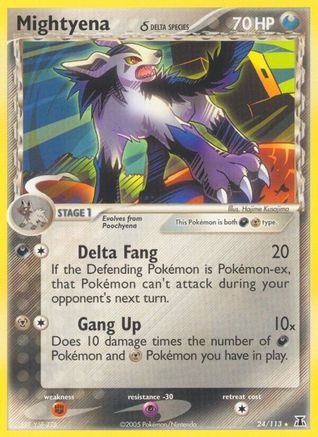 Mightyena (Delta Species) (24) [Delta Species] - Deck Out Gaming