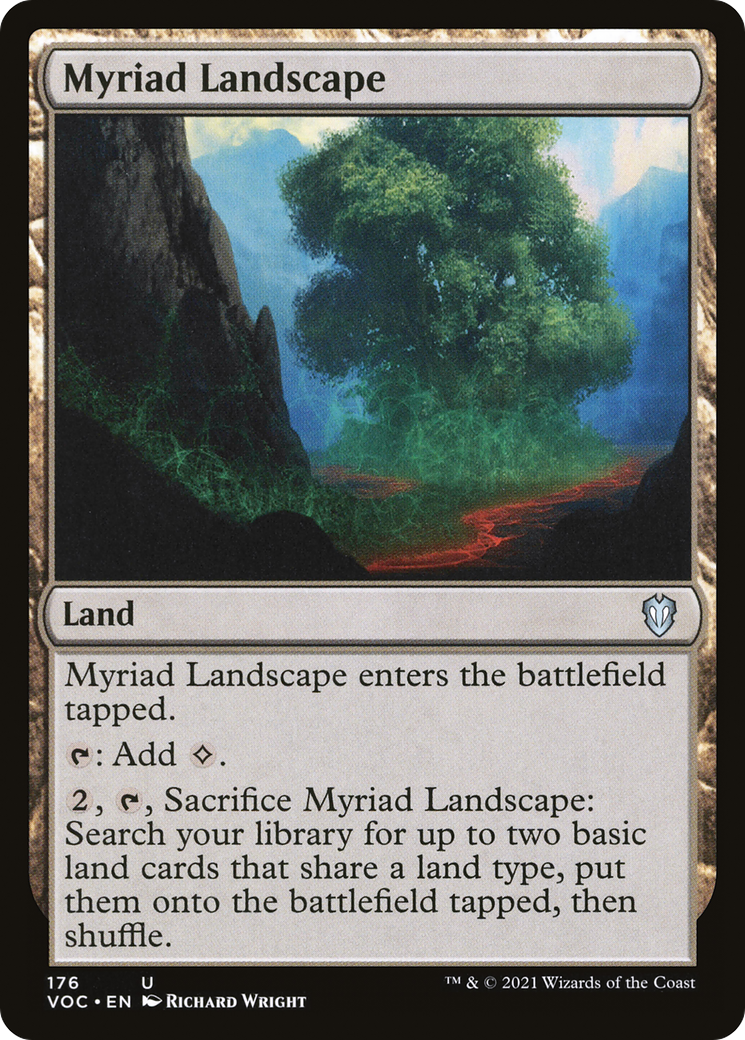 Myriad Landscape (176) [Crimson Vow Commander] - Deck Out Gaming
