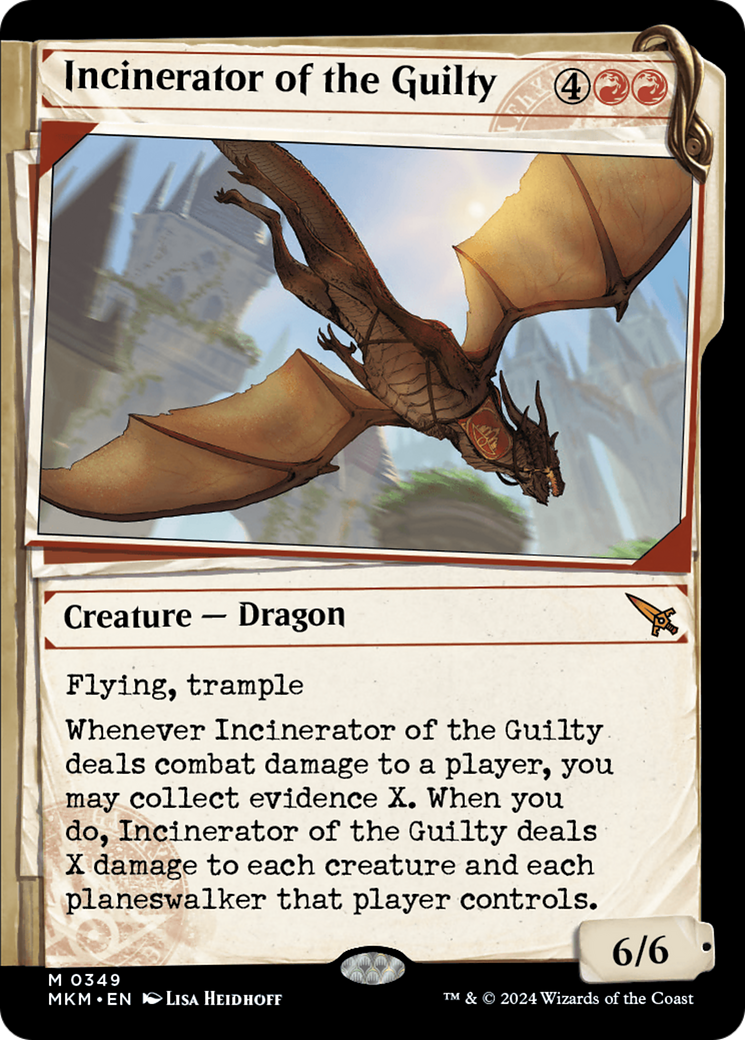 Incinerator of the Guilty (Showcase) (349) [Murders at Karlov Manor] foil - Deck Out Gaming