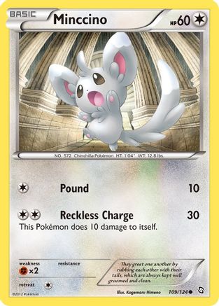 Minccino (109) [Dragons Exalted] - Deck Out Gaming