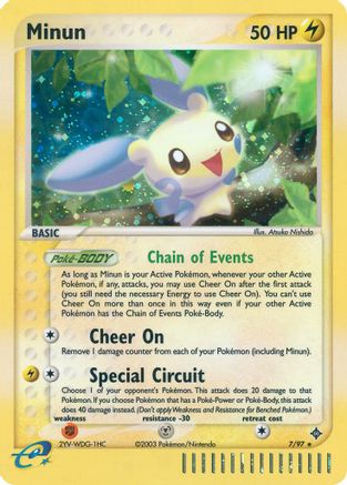 Minun (7) [Dragon] Holofoil - Deck Out Gaming