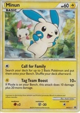 Minun - HGSS17 (HGSS17) [HGSS Promos] Holofoil - Deck Out Gaming