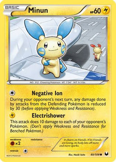 Minun (40) [Dark Explorers] Reverse Holofoil - Deck Out Gaming