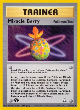 Miracle Berry (94) [Neo Genesis] 1st Edition - Deck Out Gaming