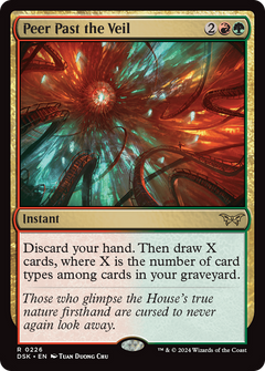 Peer Past the Veil (226) [Duskmourn: House of Horror] - Deck Out Gaming