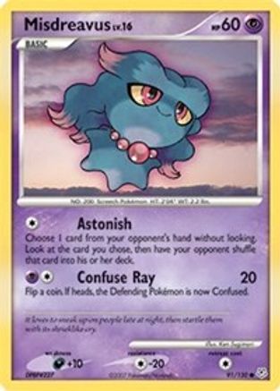 Misdreavus (91) [Diamond and Pearl] - Deck Out Gaming