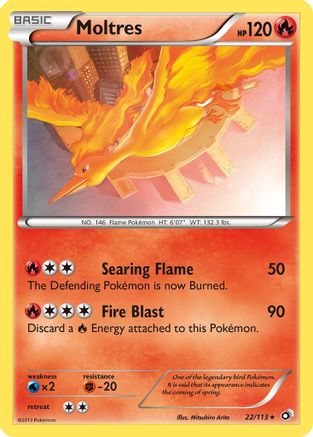 Moltres (22) [Legendary Treasures] Reverse Holofoil - Deck Out Gaming