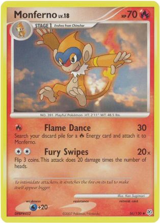 Monferno (56) [Diamond and Pearl] - Deck Out Gaming