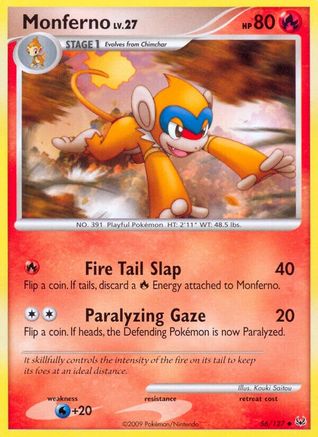 Monferno (56) [Platinum] - Deck Out Gaming