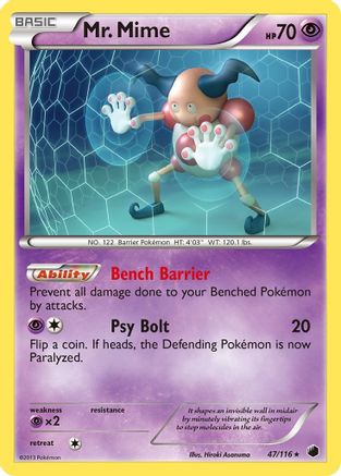 Mr. Mime (47) [Plasma Freeze] Reverse Holofoil - Deck Out Gaming