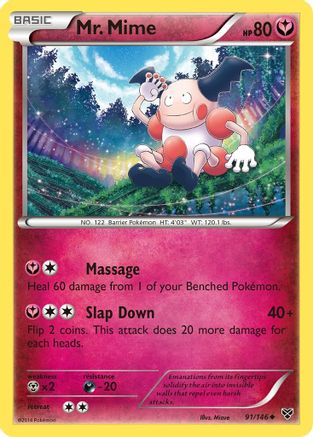 Mr. Mime (91) [XY Base Set] Reverse Holofoil - Deck Out Gaming