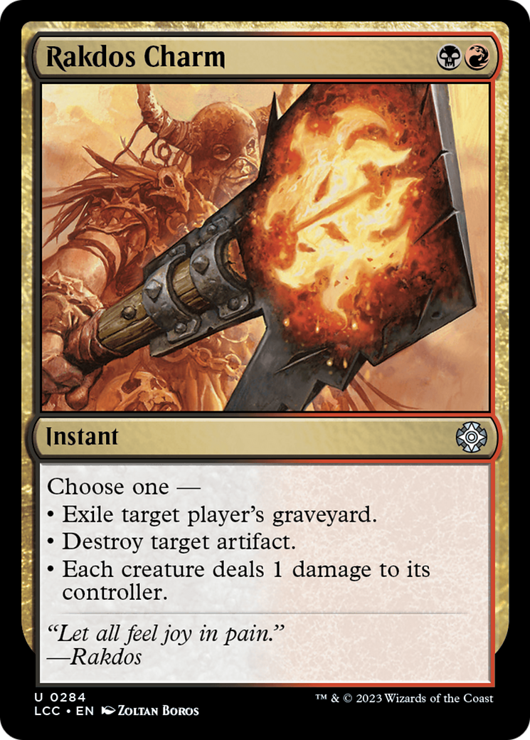 Rakdos Charm (284) [The Lost Caverns of Ixalan Commander] - Deck Out Gaming