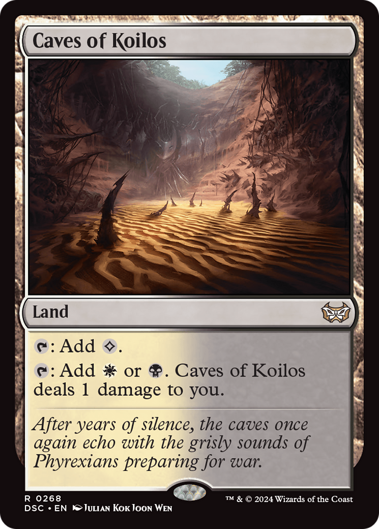 Caves of Koilos (268) [Duskmourn: House of Horror Commander] - Deck Out Gaming