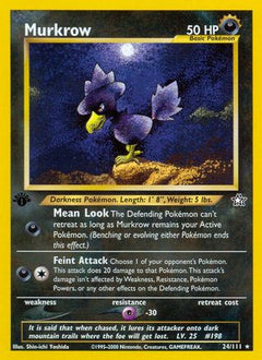 Murkrow (24) [Neo Genesis] 1st Edition - Deck Out Gaming