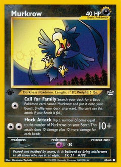 Murkrow (46) [Neo Revelation] 1st Edition - Deck Out Gaming