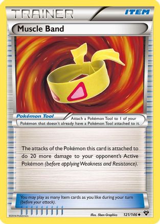 Muscle Band (121) [XY Base Set] Reverse Holofoil - Deck Out Gaming