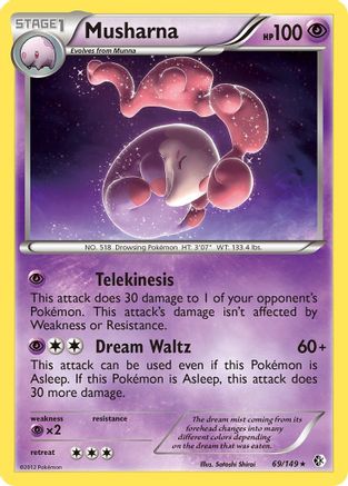 Musharna (69) [Boundaries Crossed] Reverse Holofoil - Deck Out Gaming