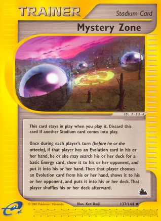 Mystery Zone (137) [Skyridge] - Deck Out Gaming