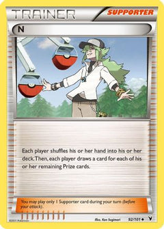 N (Supporter) (92) [Noble Victories] Reverse Holofoil - Deck Out Gaming